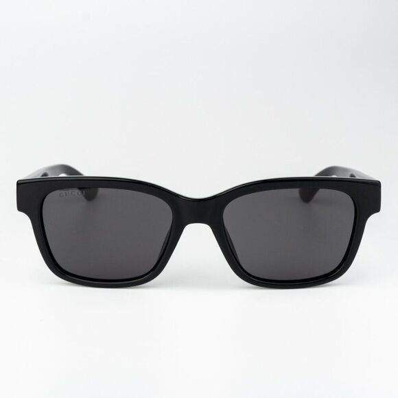 NEW Gucci GG1716S 001 Black Grey Square Unisex Sunglasses main image 10